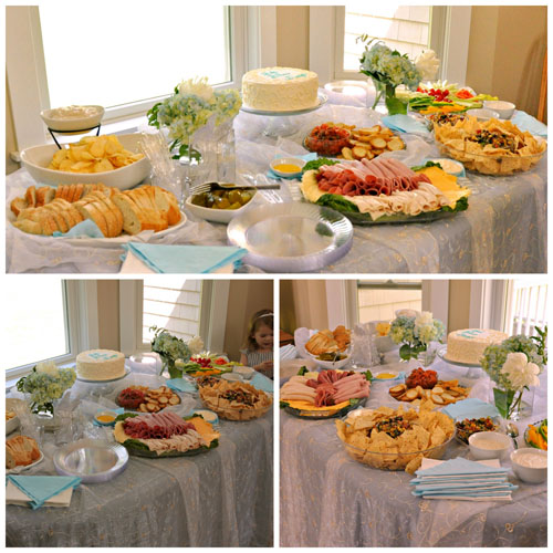 george s baptism luncheon the way to his heart